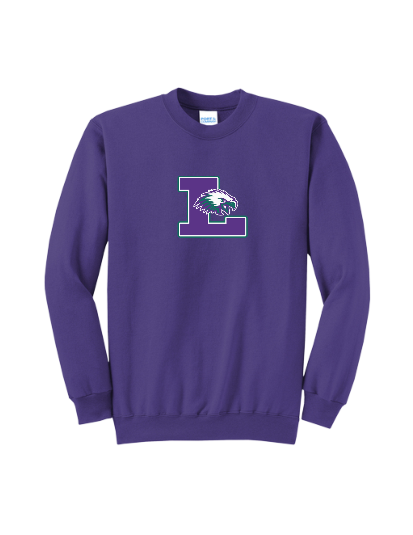 Liberty Ridge Elementary P&C Core Fleece Crewneck Sweatshirt - Eagle Logo