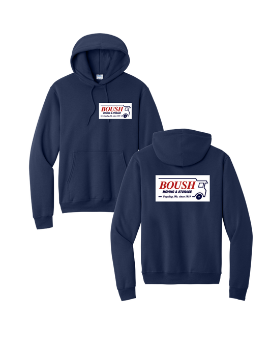 BOUSH- Port & Co Core Fleece Pullover Hooded Sweatshirt- PC78H