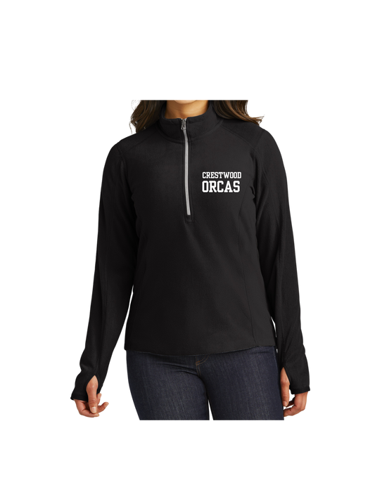Crestwood Elementary Women's Microfleece 1/2 Zip
