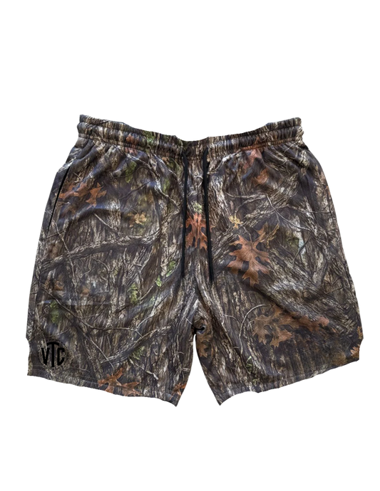 Camo Woodland Athletic Shorts