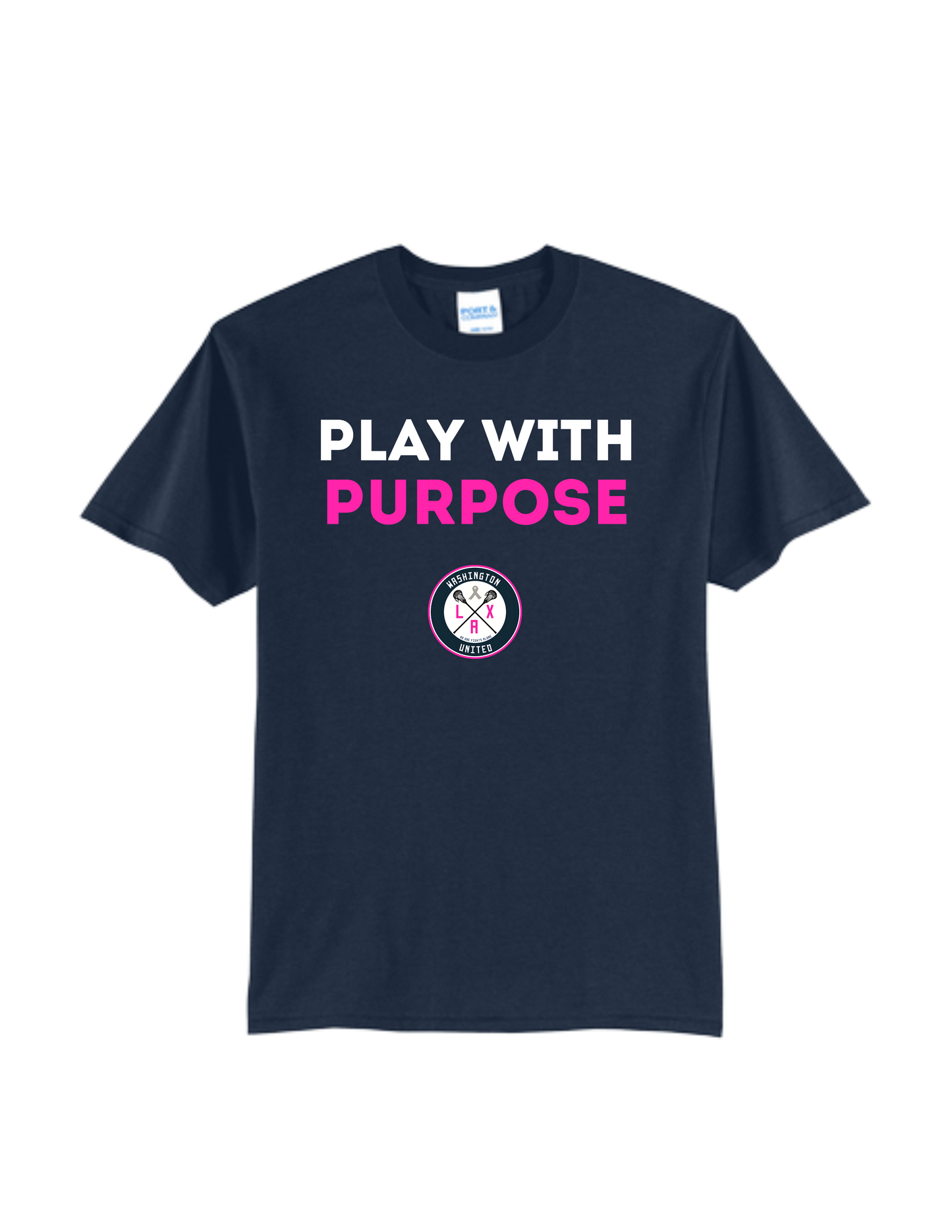 WUL P&C Core Blend Tee Breast Cancer Awareness