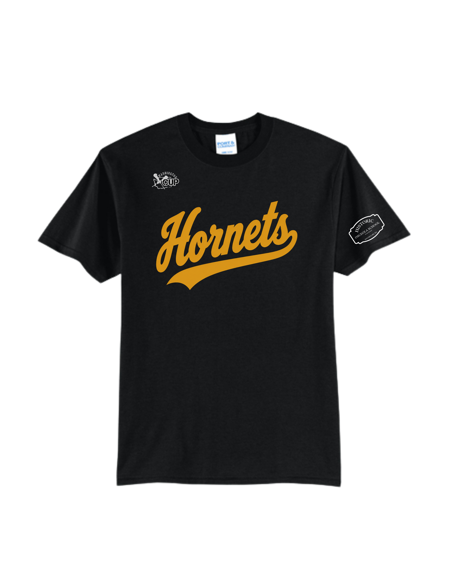 Hornets Lacrosse PC55 T-Shirt 50/50 Poly/Cotton