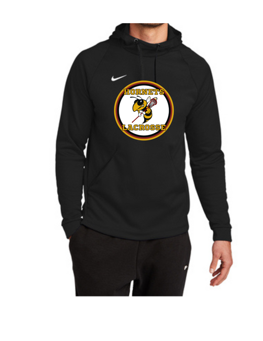 Hornets Lacrosse Nike Therma-FIT Pullover Fleece Hoodie