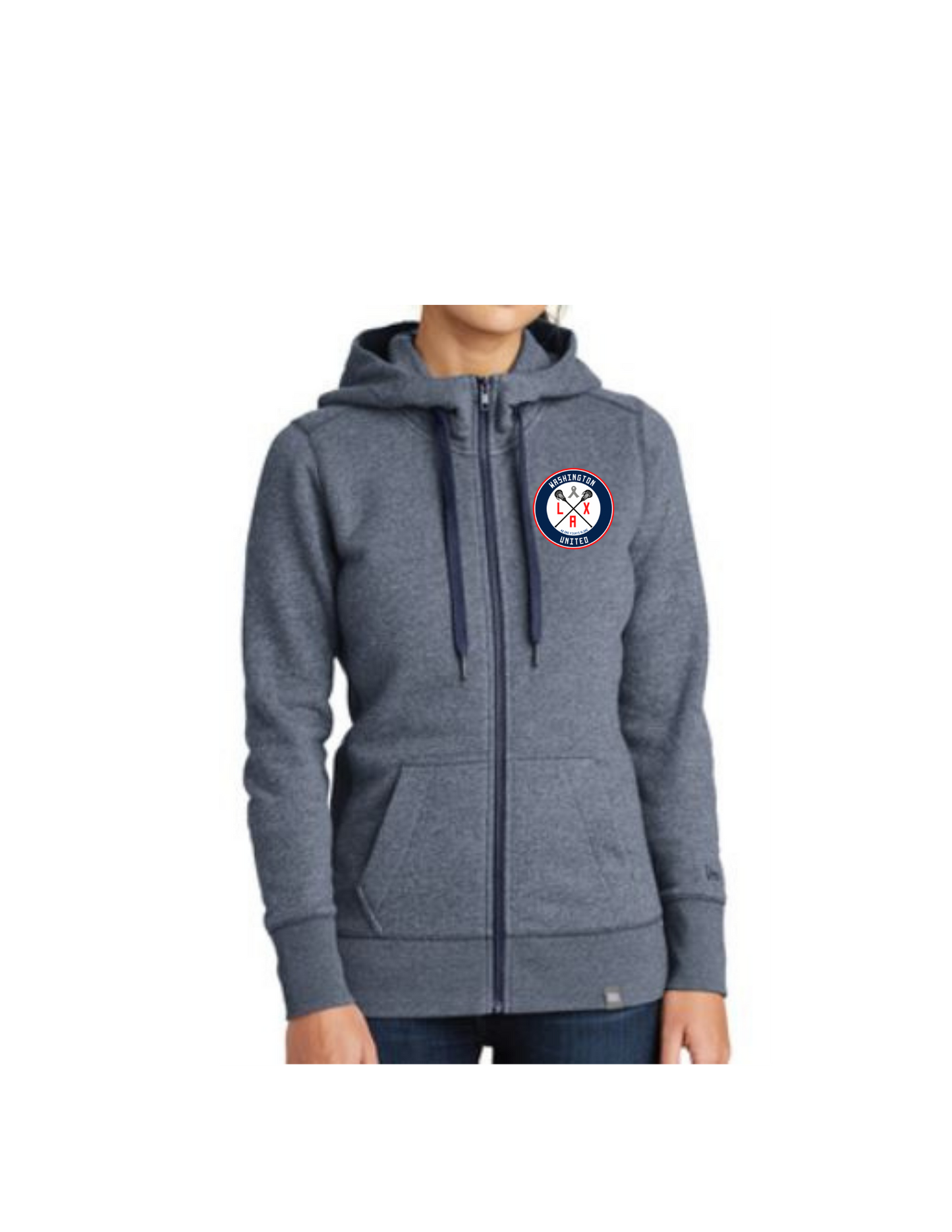 WUL New Era Ladies French Terry Full Zip Hoodie