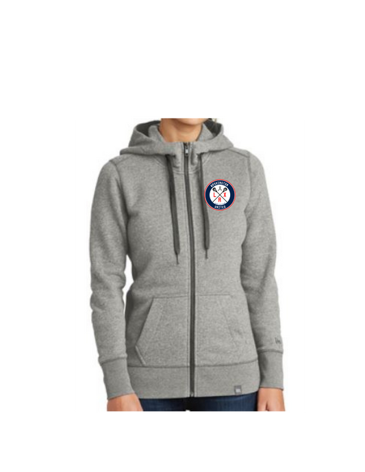WUL New Era Ladies French Terry Full Zip Hoodie