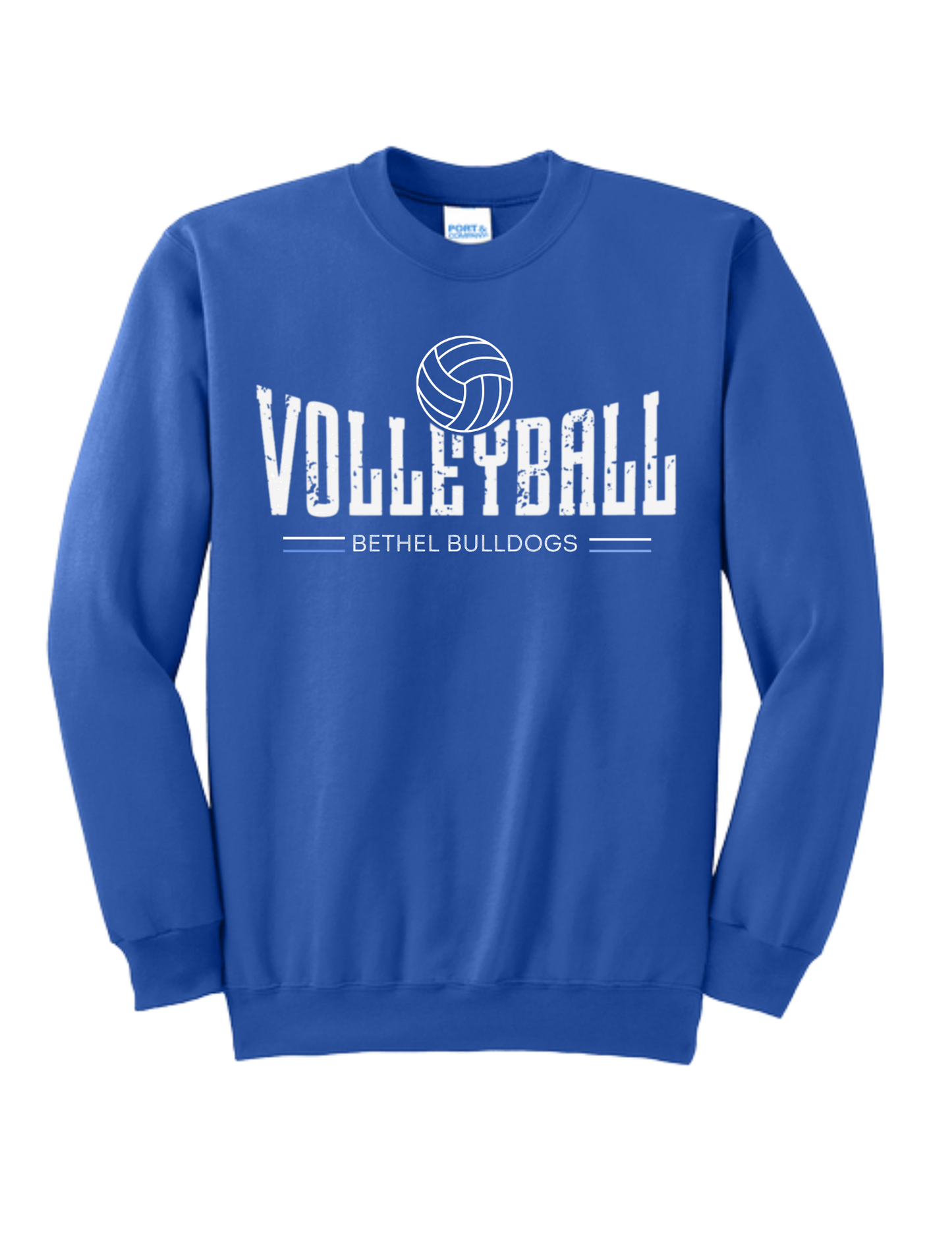 Bethel Middle School Volleyball PC Crewneck