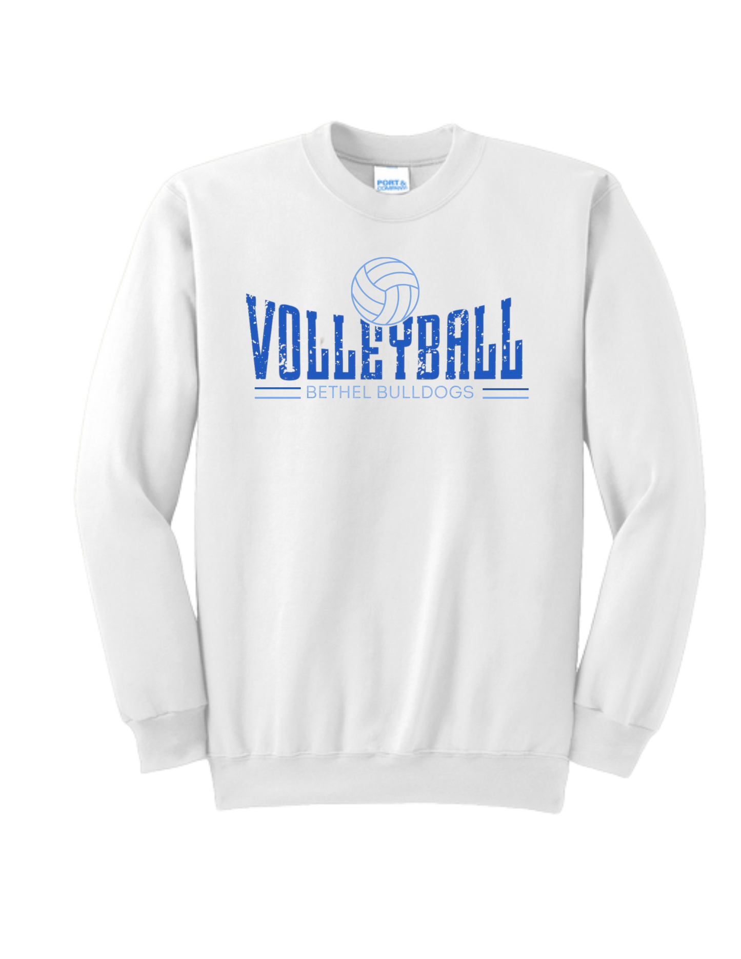 Bethel Middle School Volleyball PC Crewneck