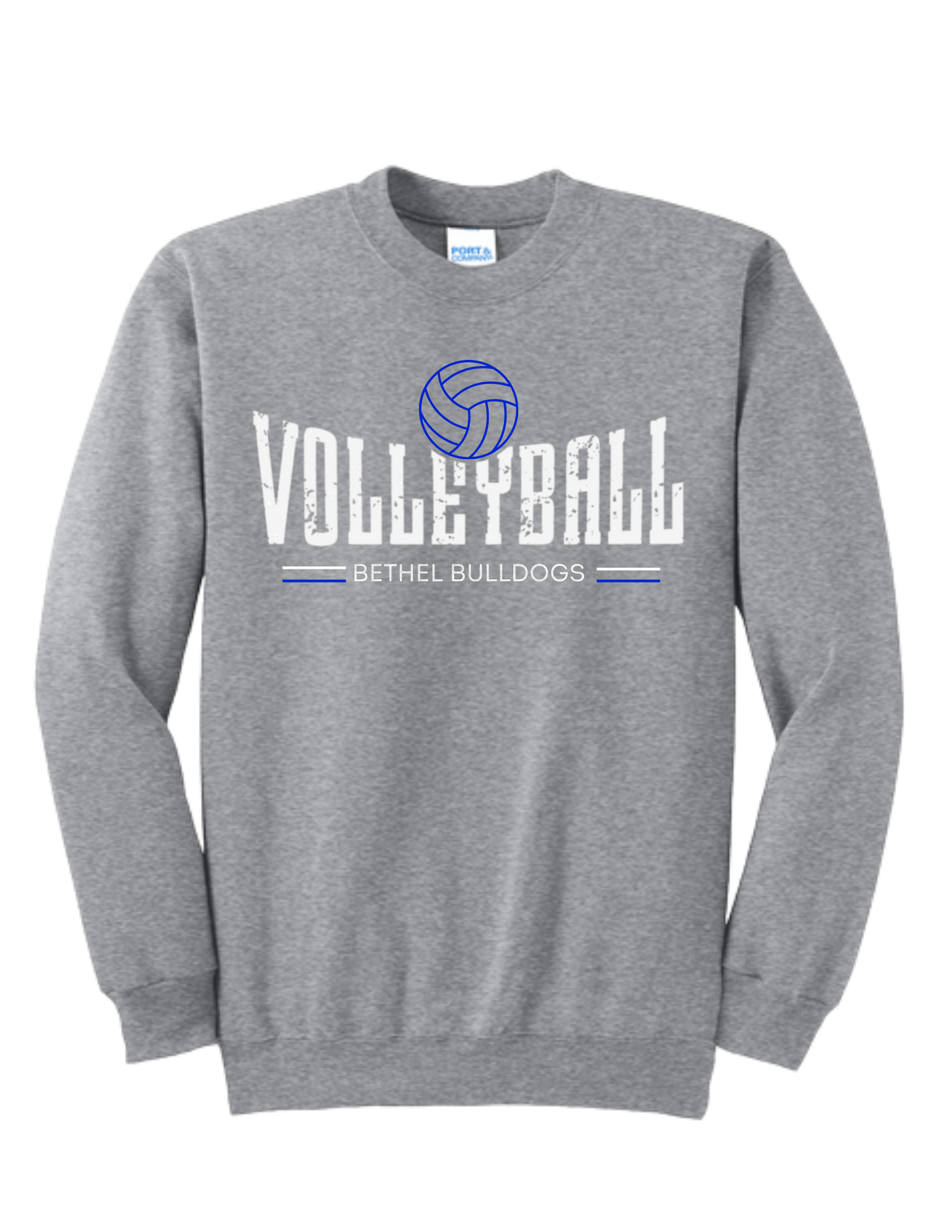 Bethel Middle School Volleyball PC Crewneck