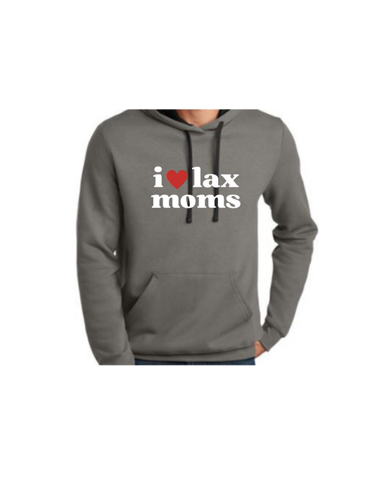 "I Love Lax Moms" Hooded Sweatshirt